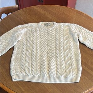Aran Crewneck Sweater Made in Ireland